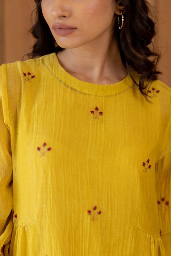 Sunny Yellow Ekra Dress - Image 5